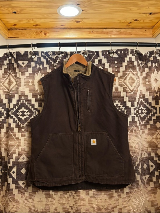 Carhartt Jackets & Blazers - Carhartt Women’s Vintage Vest, Brown, Size XL